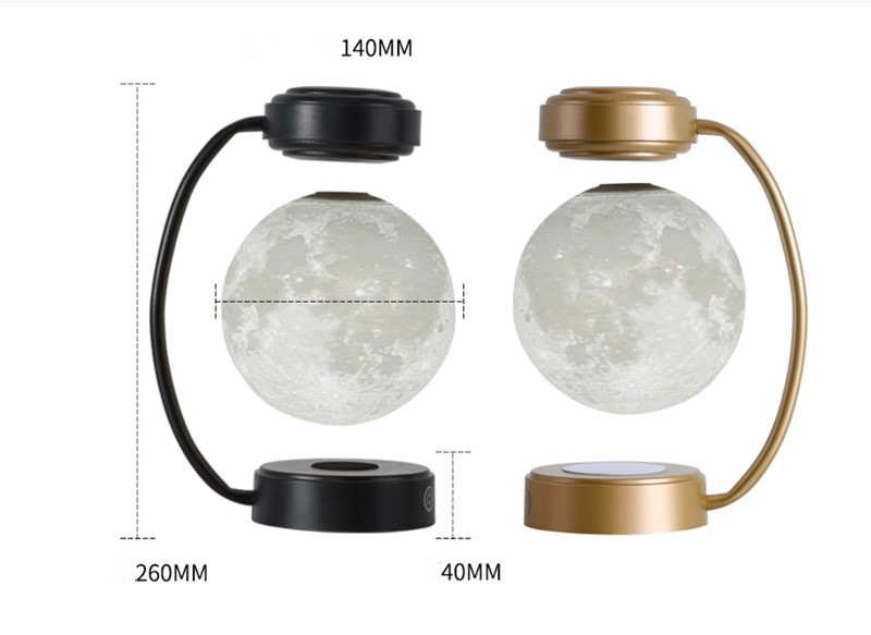 3D LED Moon Night Light Wireless Lamp