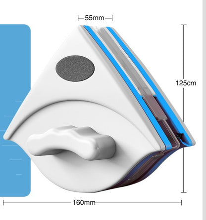 Wipe Glass Artifact Double-layer Strong Magnetic Glass Wiper Cleaning Tool