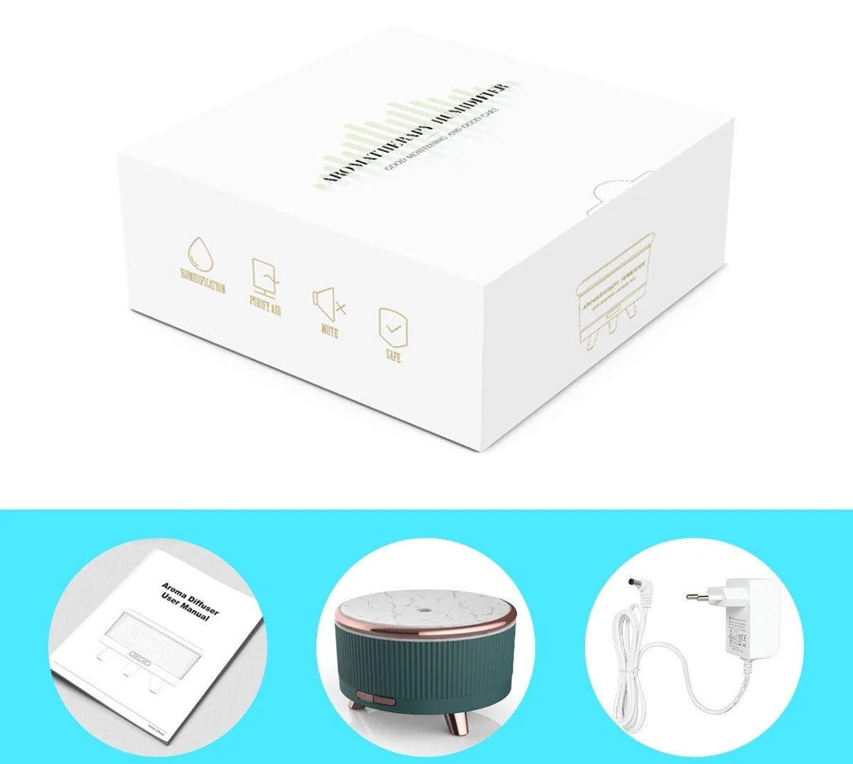 New Mini Spaceman Simple Usb Small Desktop Humidifier Diffuser